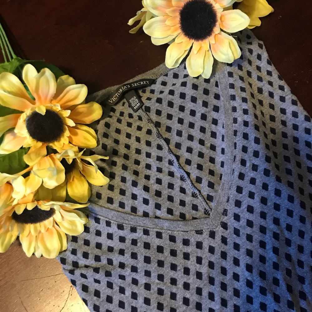 Victoria Secret’s Black & Gray Patterned Top